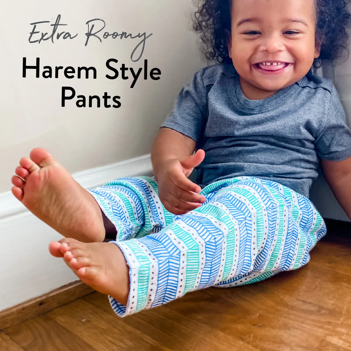 4-Pack Organic Cotton Harem Pants