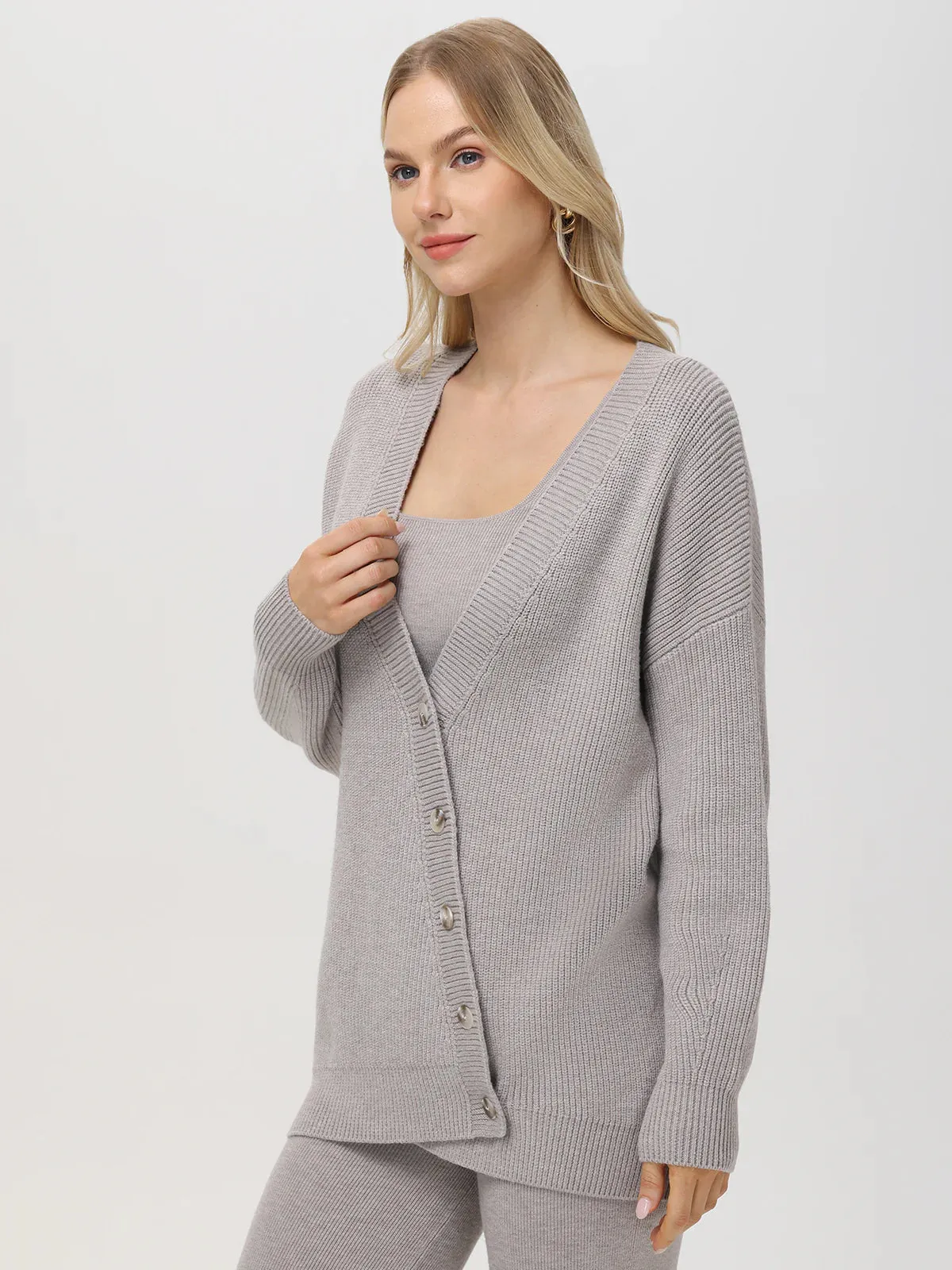 525 Evelyn Asymmetrical Cardigan