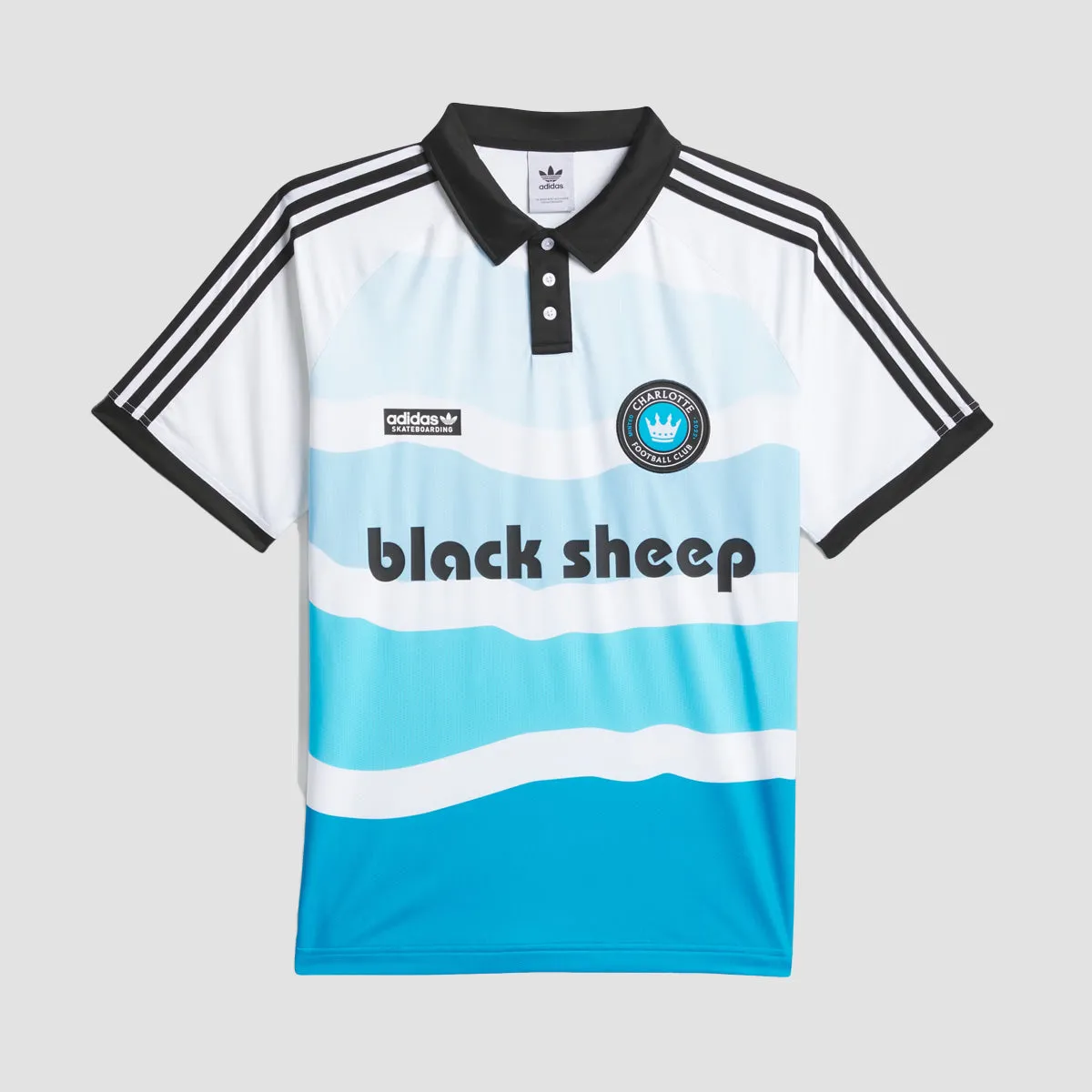 adidas CLTFC x Black Sheep Always Jersey T-Shirt White/Sharp Blue/Black