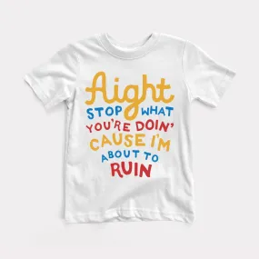 Aight Stop Youth Tee