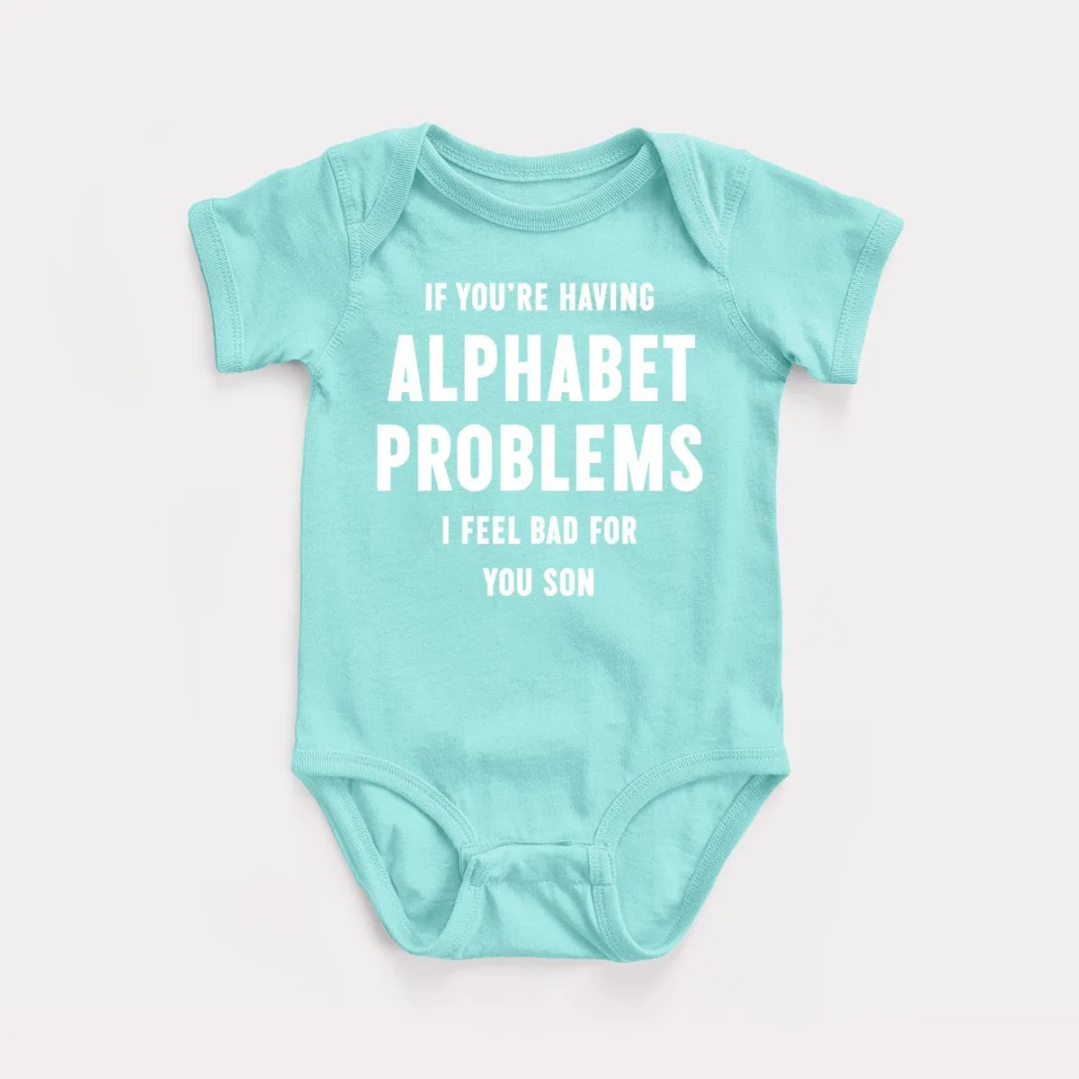 Alphabet Problems Baby Bodysuit