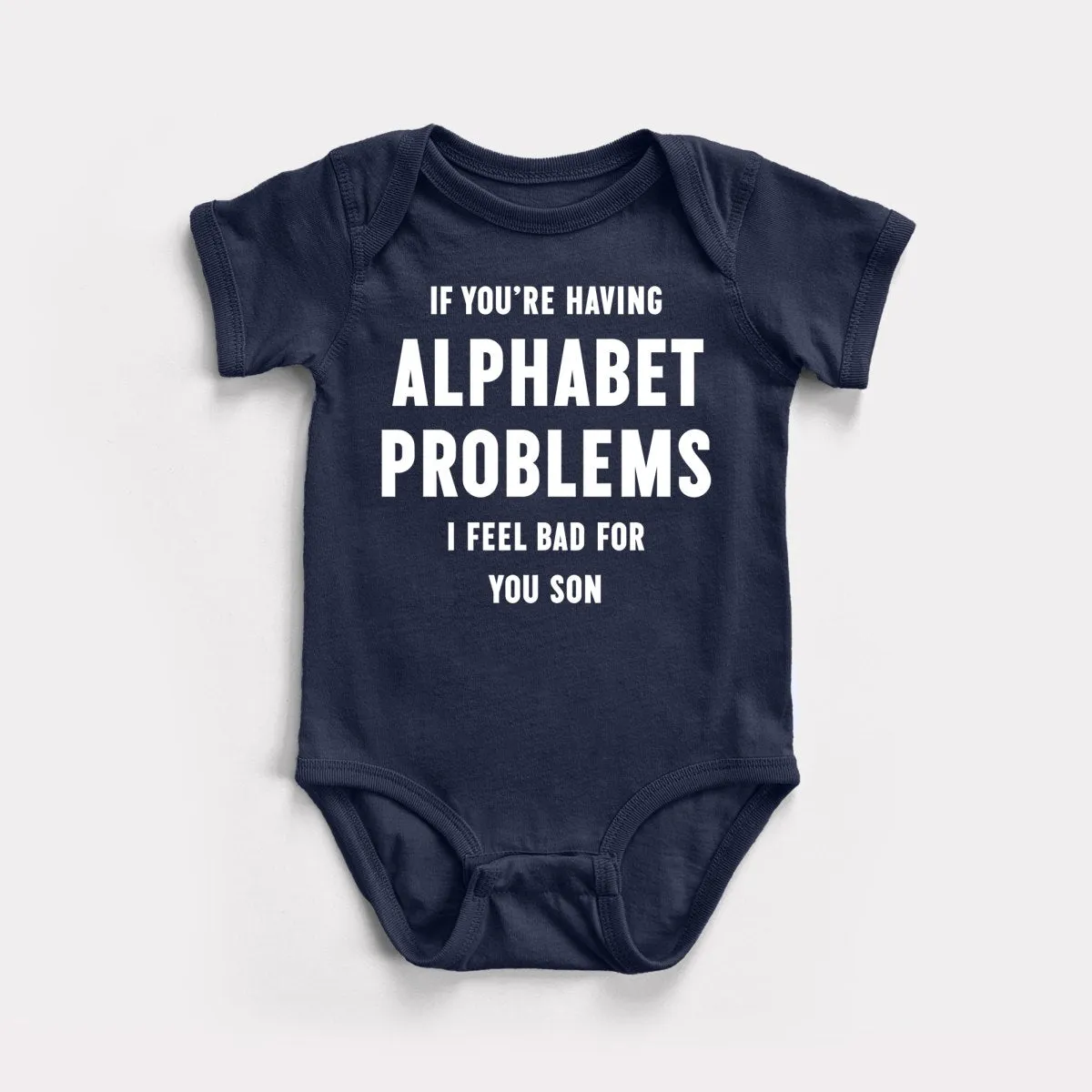 Alphabet Problems Baby Bodysuit