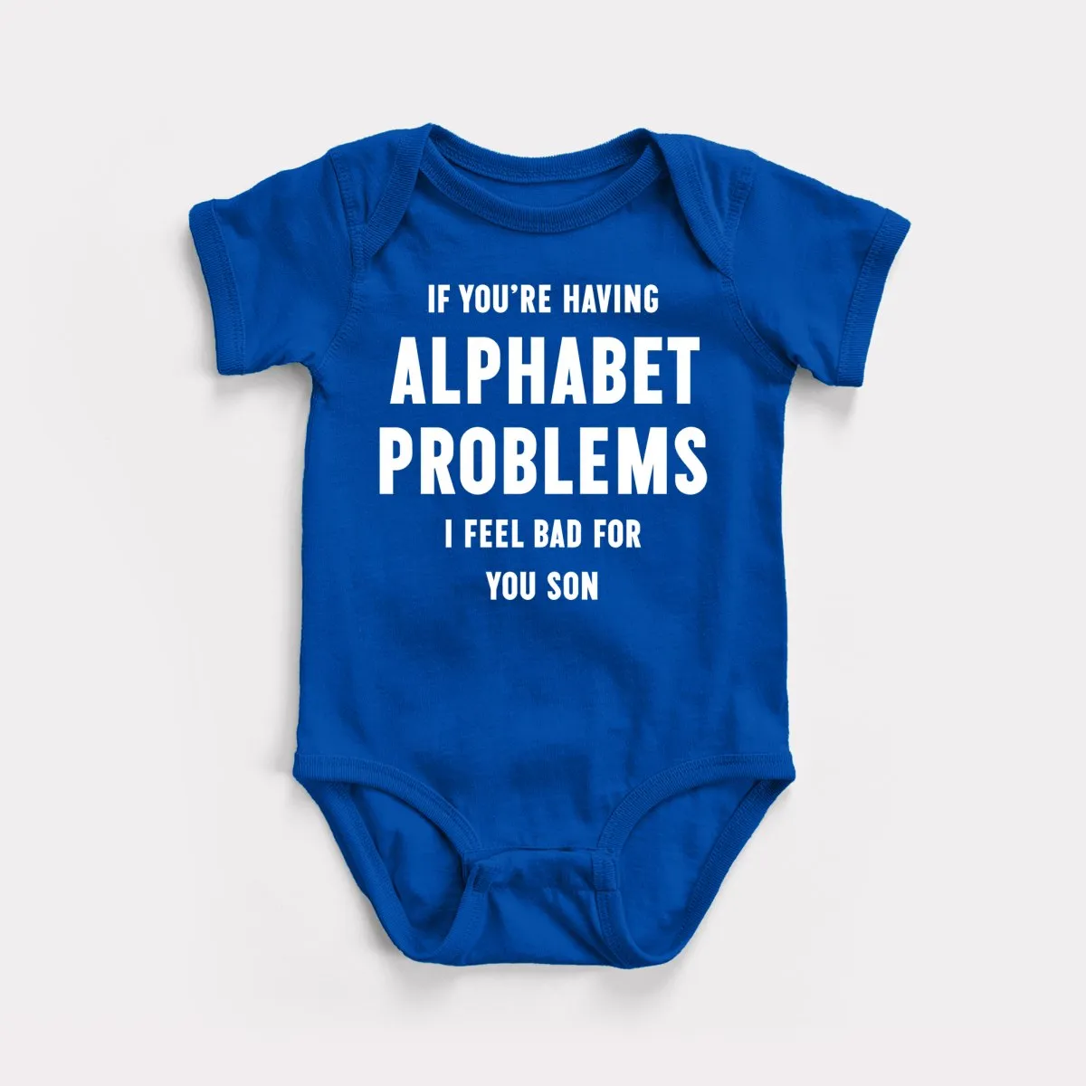 Alphabet Problems Baby Bodysuit