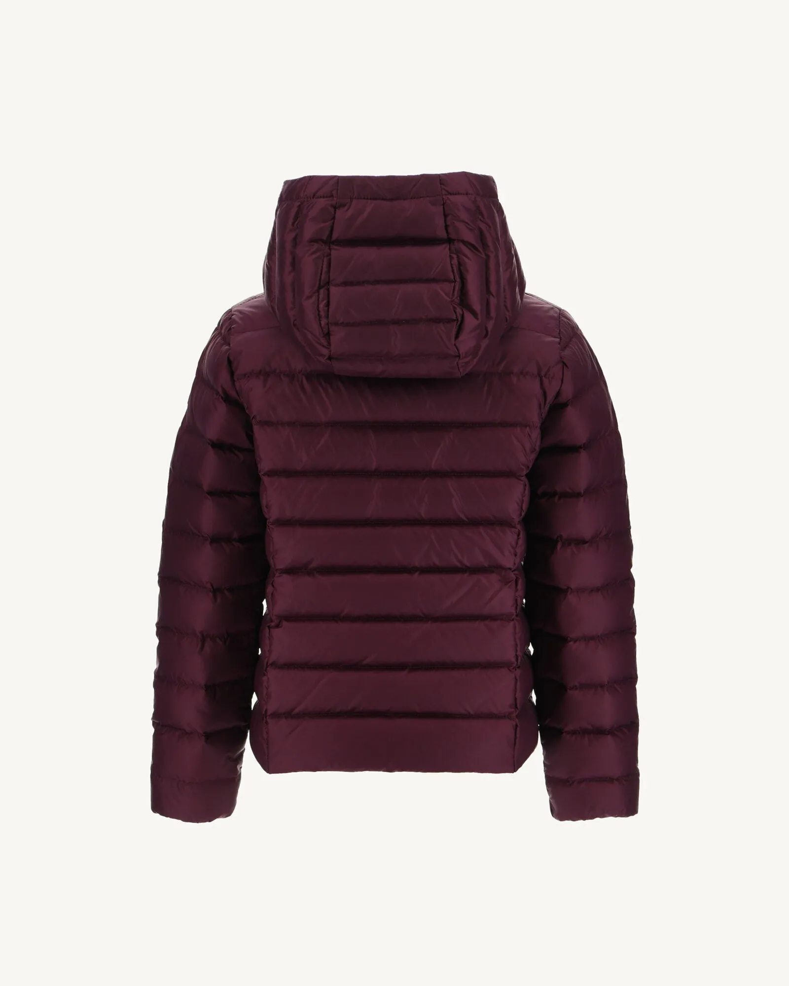 Aubergine Hooded Down Jacket Opale