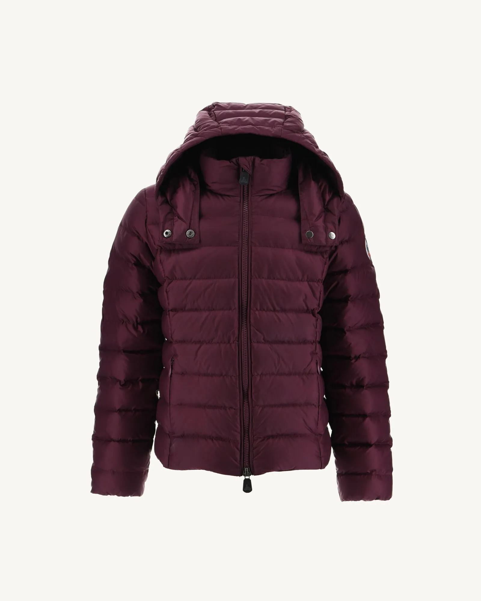 Aubergine Hooded Down Jacket Opale