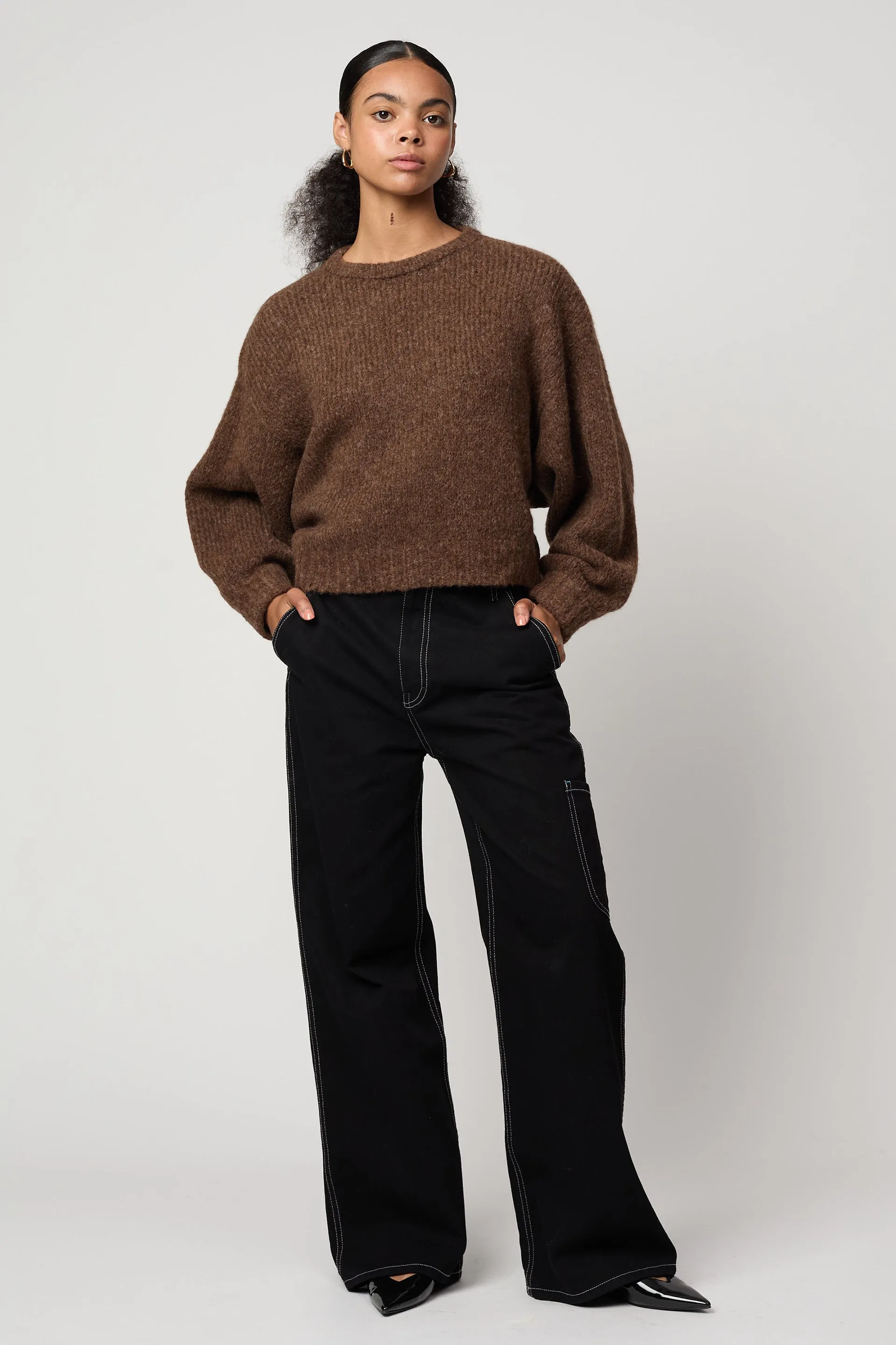 BALLOON SLEEVE SWEATER - PRE SPRING 25 COLORS