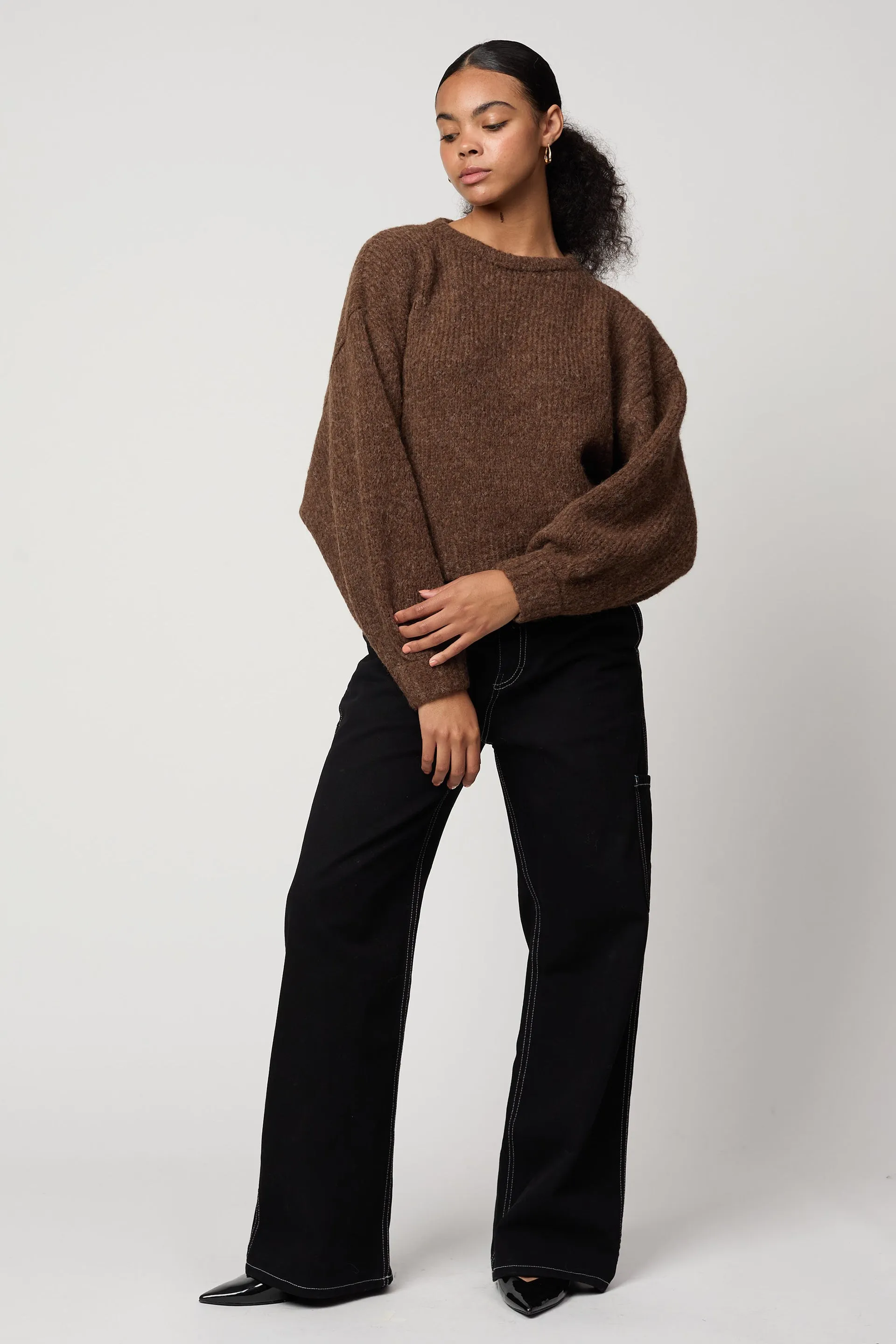 BALLOON SLEEVE SWEATER - PRE SPRING 25 COLORS