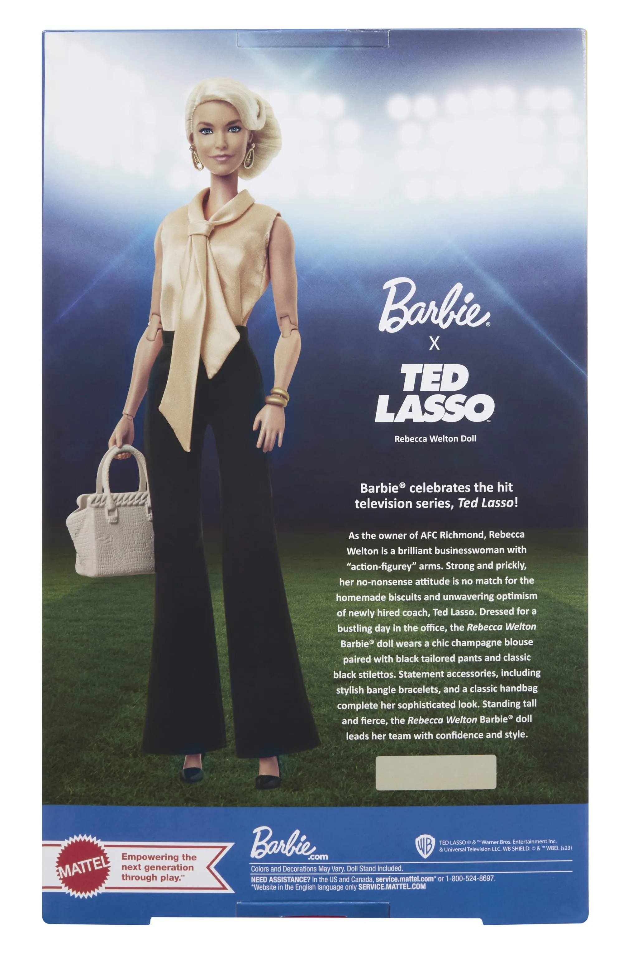 Barbie Signature Ted Lasso Collectible Doll, Rebecca Welton Wearing Blouse And Slacks