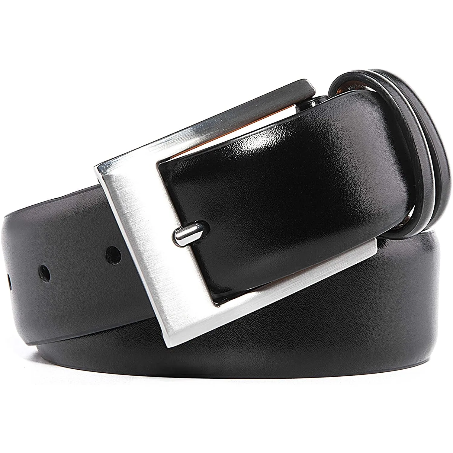 Belts for Men | Handmade Genuine Leather | 100% Cow Leather | Color 1233 Black