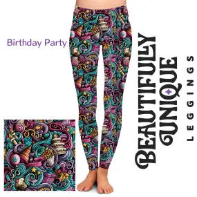 Birthday Party - High-quality Handcrafted Vibrant Leggings