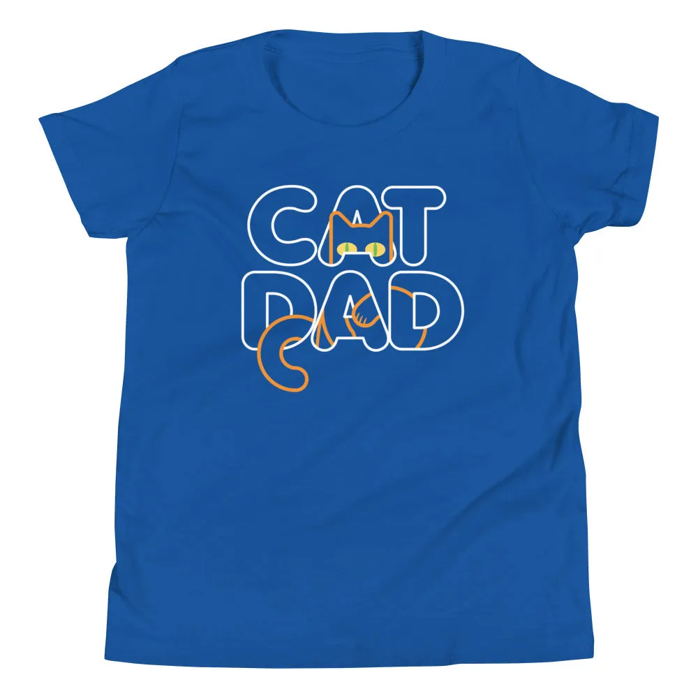 Cat Dad Kid's Youth Tee