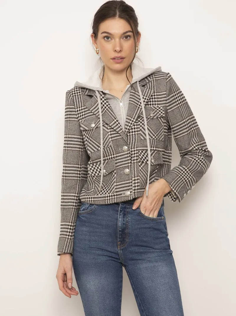 Celine Plaid Dickie Jacket