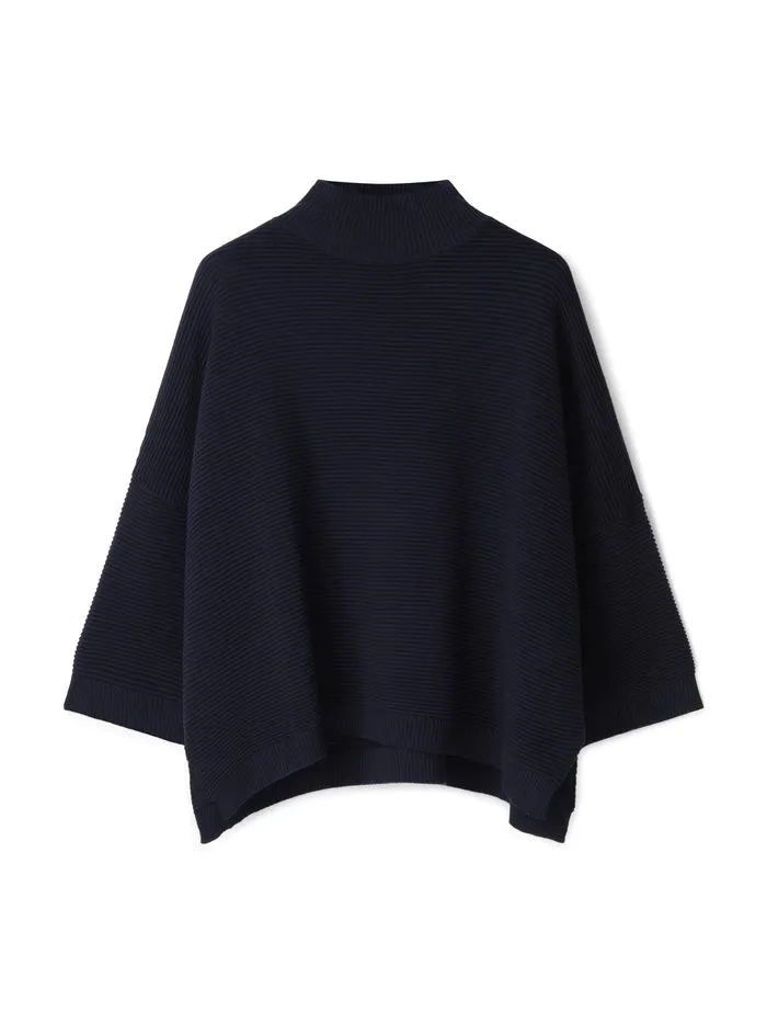 Chalk / Vicky Jumper / Navy