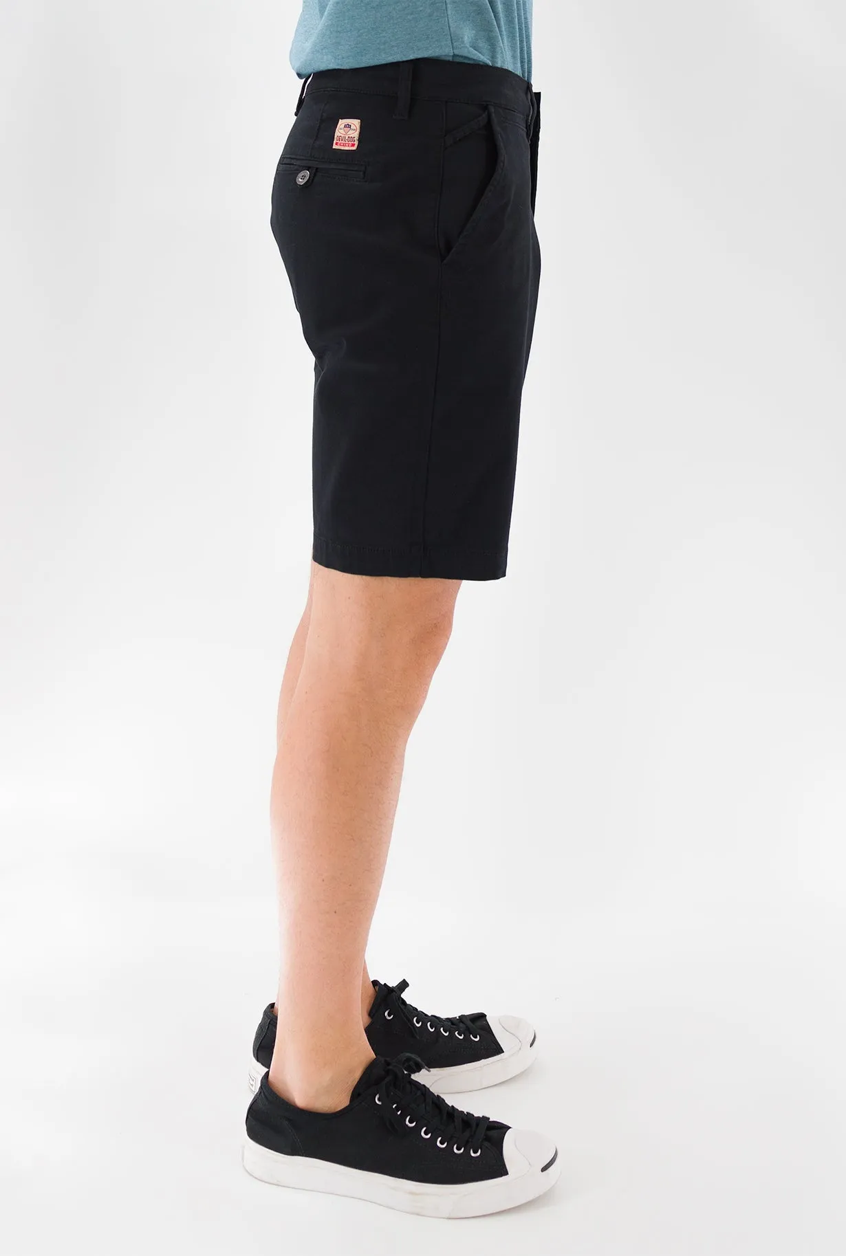 Chino Short 9" - Black