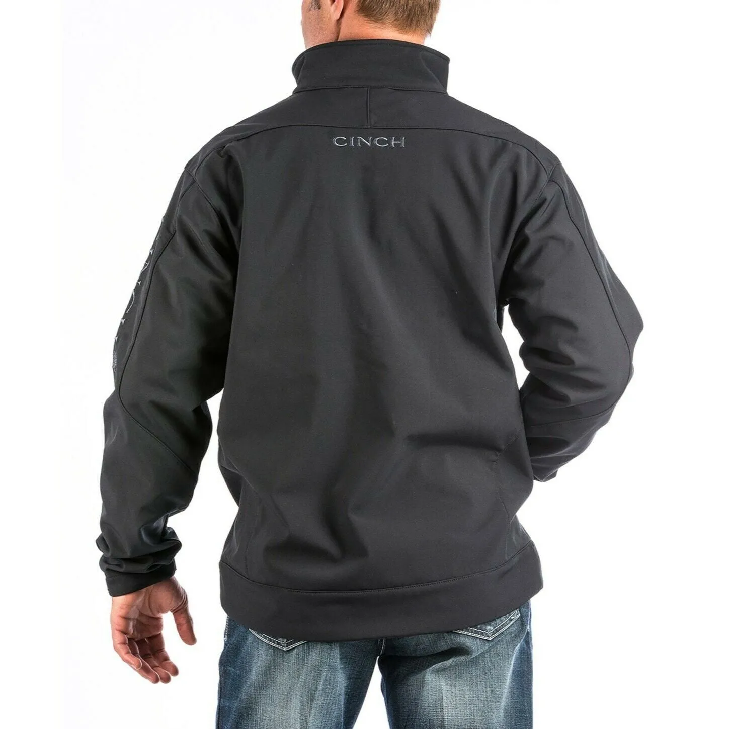 Cinch Men's Black Solid Bonded Jacket MWJ1009000