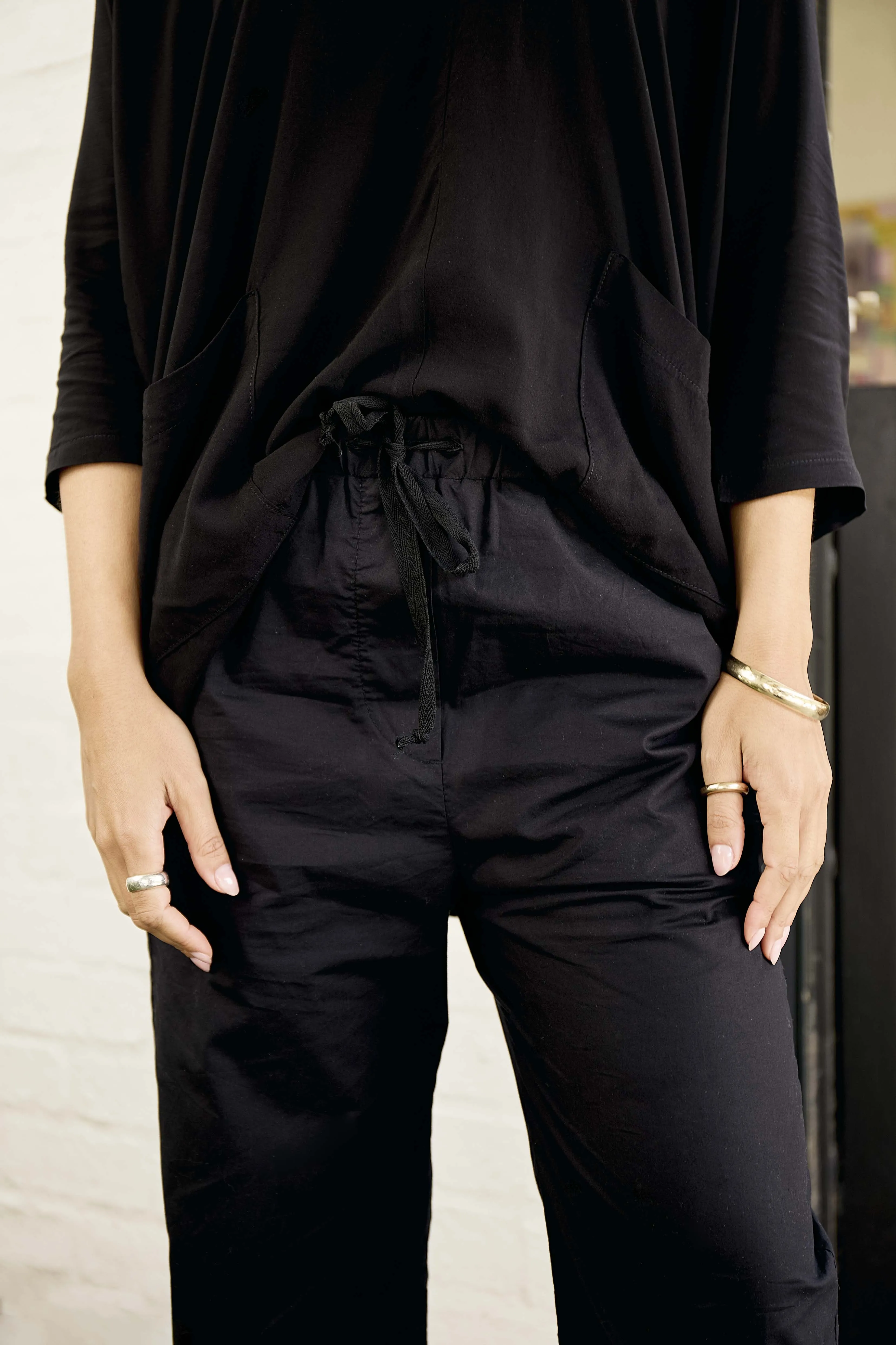 Cotton Slacks | Black