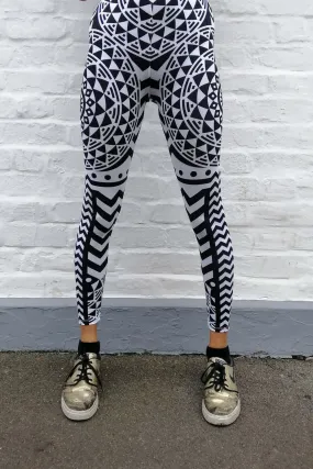 Daze Craze Pattern Festival Leggings