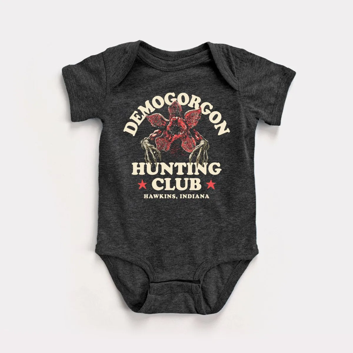 Demogorgon Hunting Club Baby Bodysuit