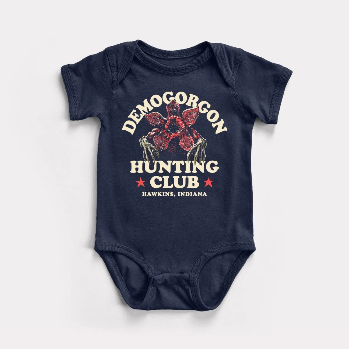 Demogorgon Hunting Club Baby Bodysuit