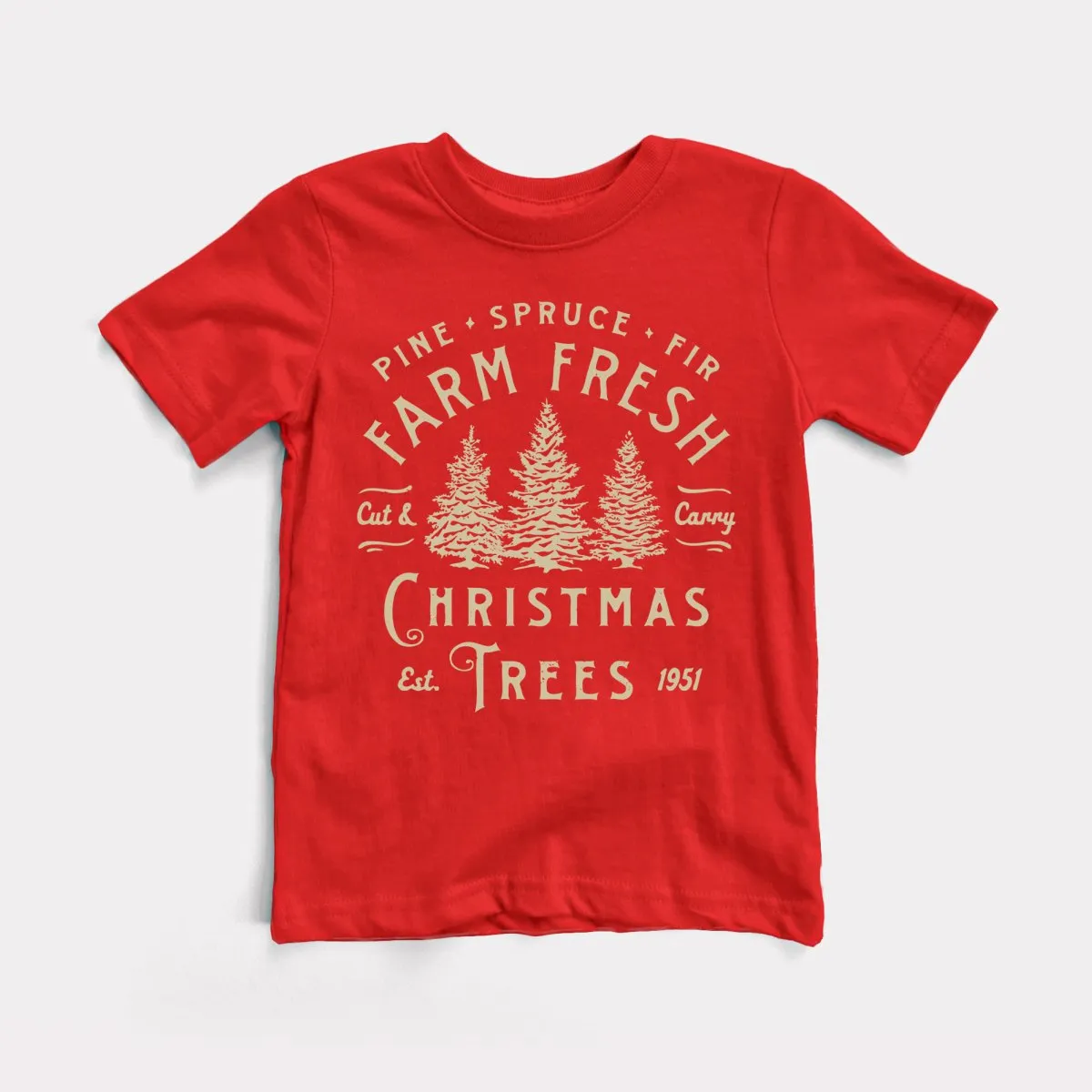 Farm Fresh Christmas Trees Youth Tee