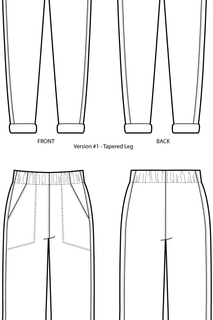 Free Range Slacks Pattern (Sizes 00-20)