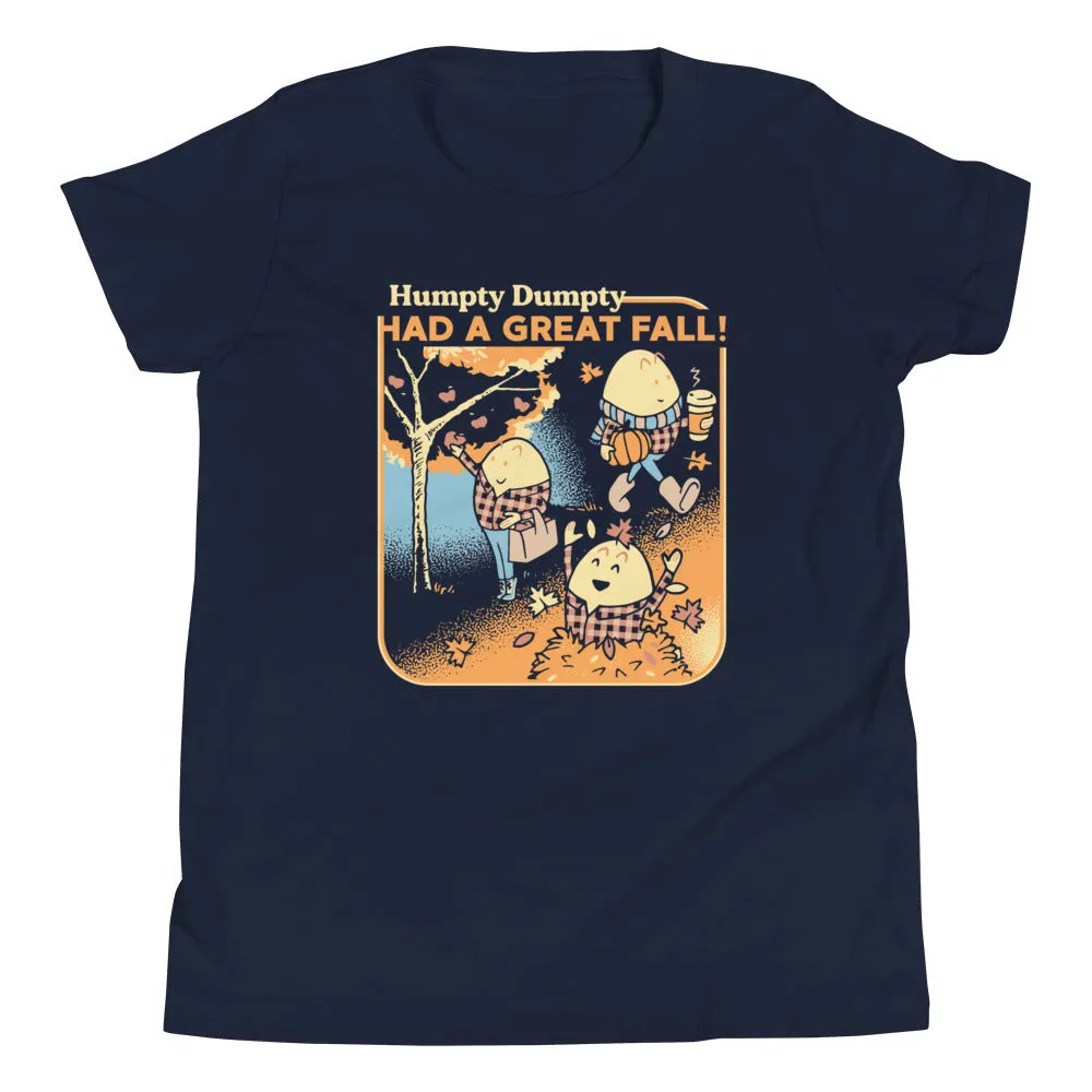 Humpty Dumpty Had A Great Fall Kid's Youth Tee