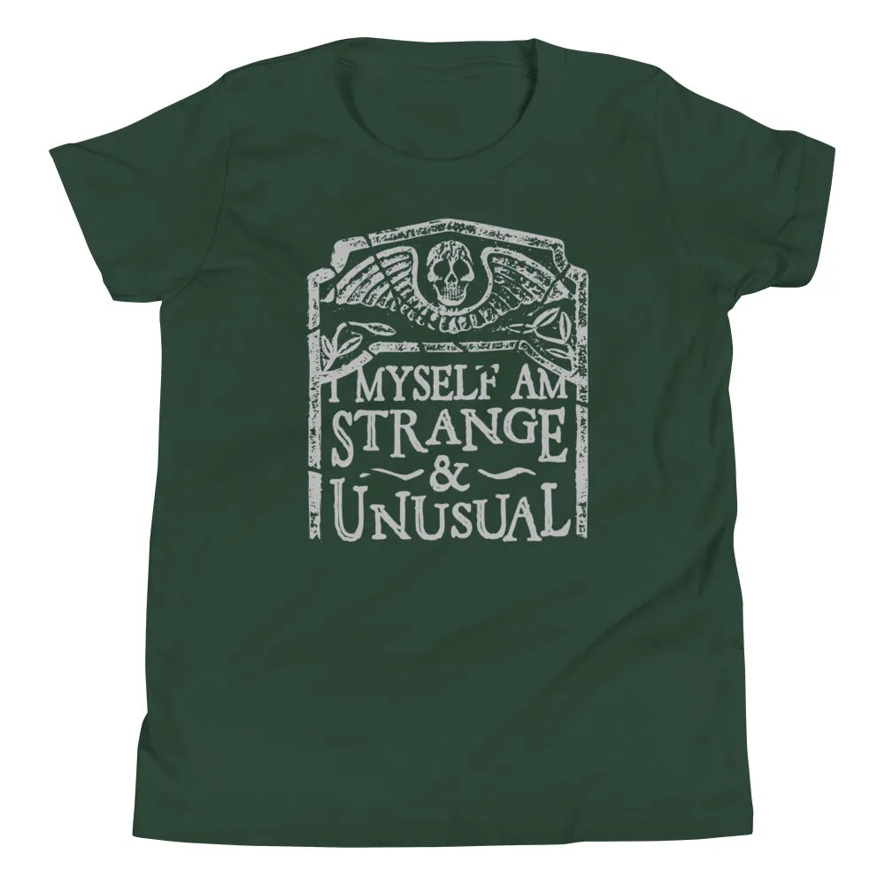 I Myself Am Strange And Unusual Kid's Youth Tee