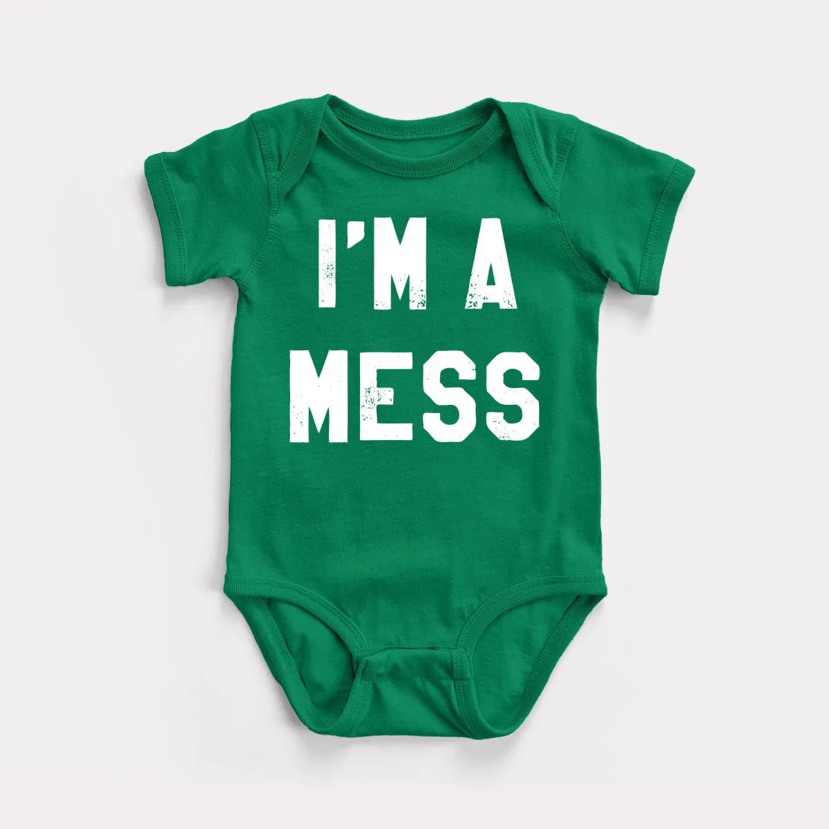 I'm A Mess Baby Bodysuit