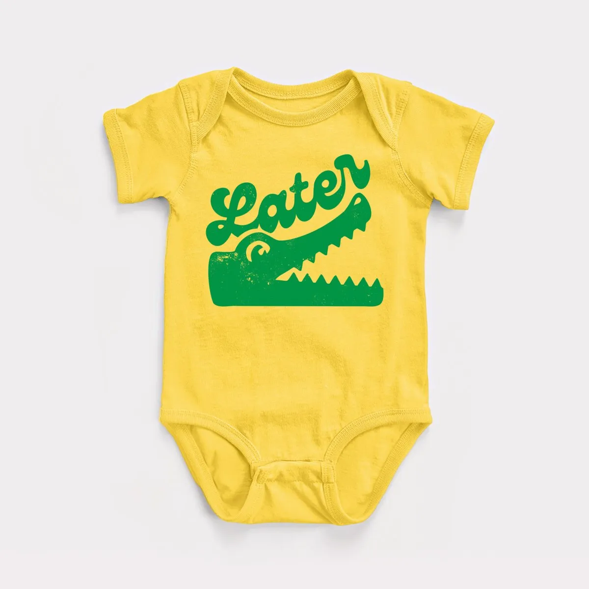 Later Alligator Baby Bodysuit