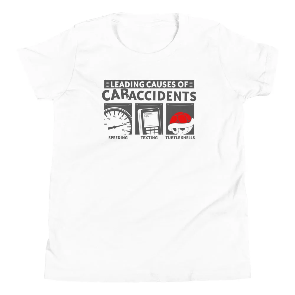 Leading Causes of Accidents Kid's Youth Tee