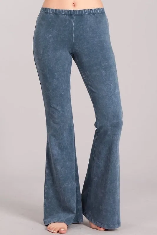 Light Mineral Wash Bell Bottoms