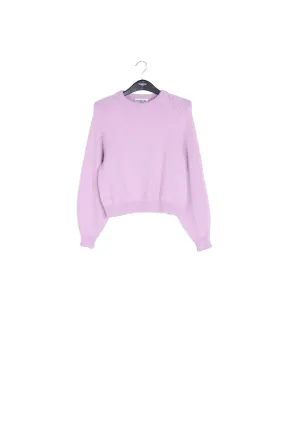 Lilac relaxed-fit sweater