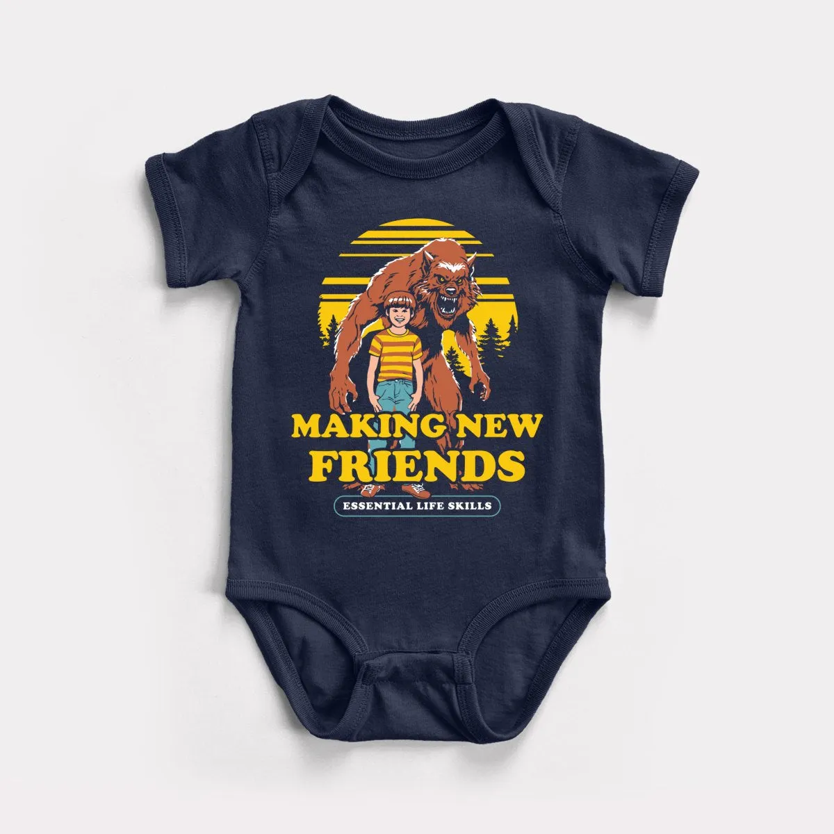 Making New Friends Baby Bodysuit