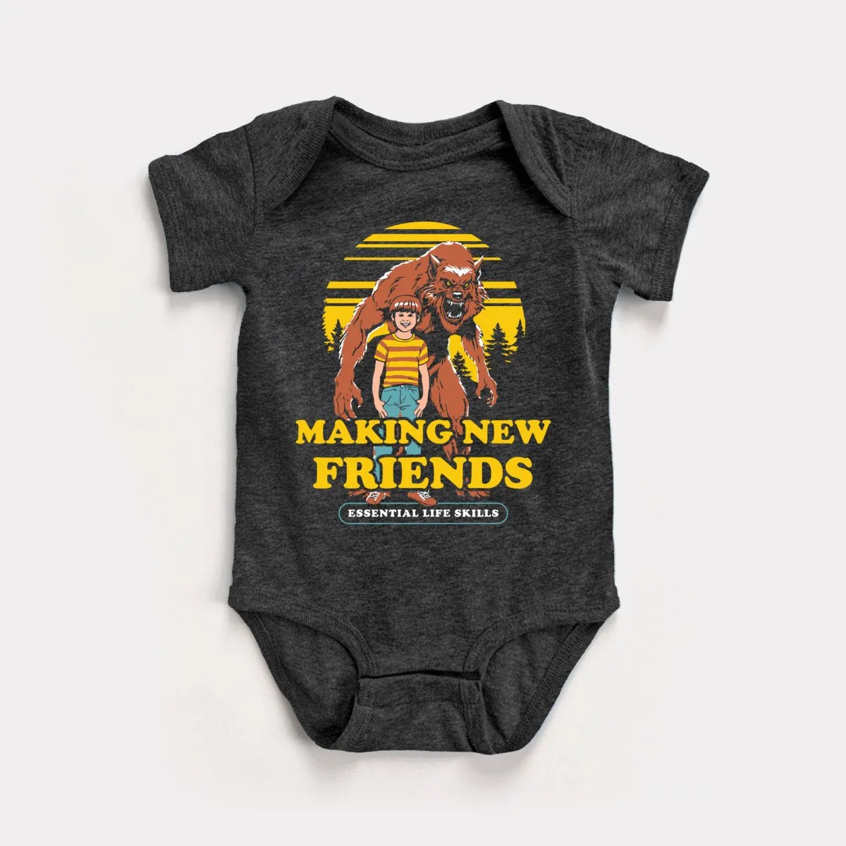 Making New Friends Baby Bodysuit