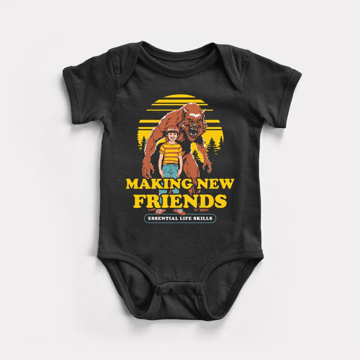 Making New Friends Baby Bodysuit