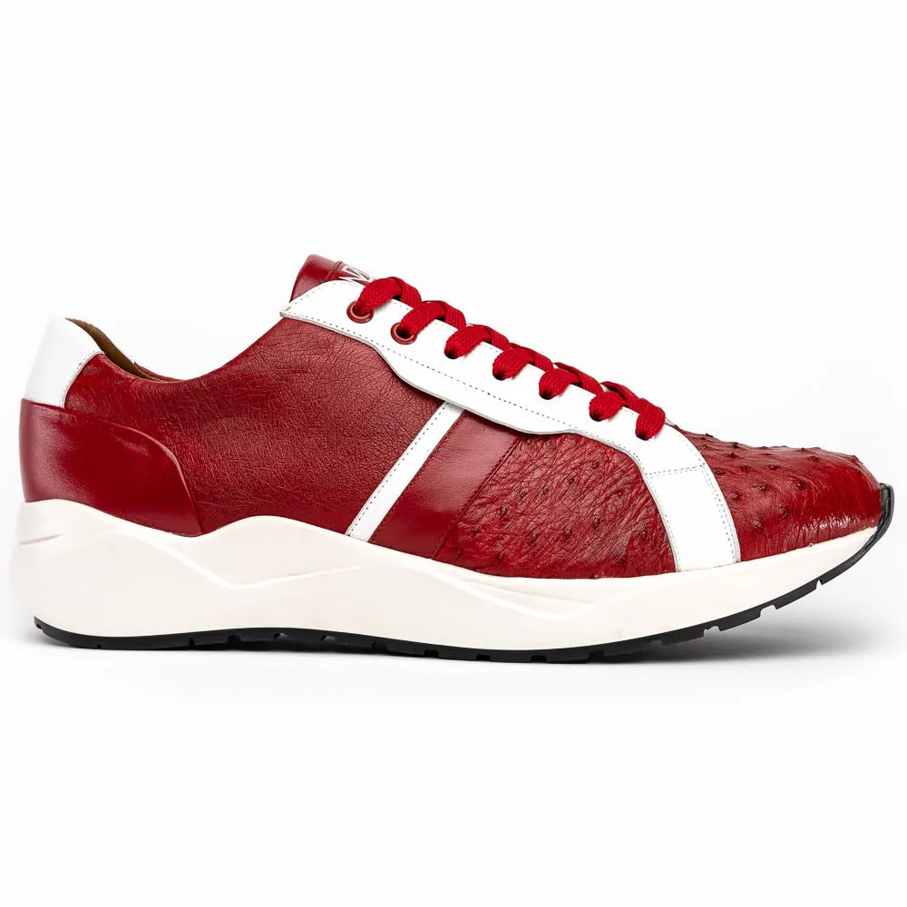 Marco Di Milano Lyon II Ostrich Rubber Red-White