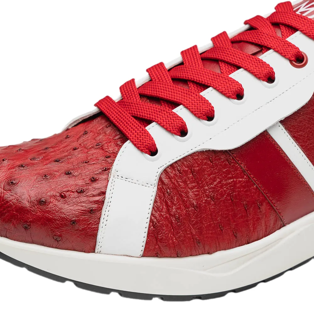 Marco Di Milano Lyon II Ostrich Rubber Red-White