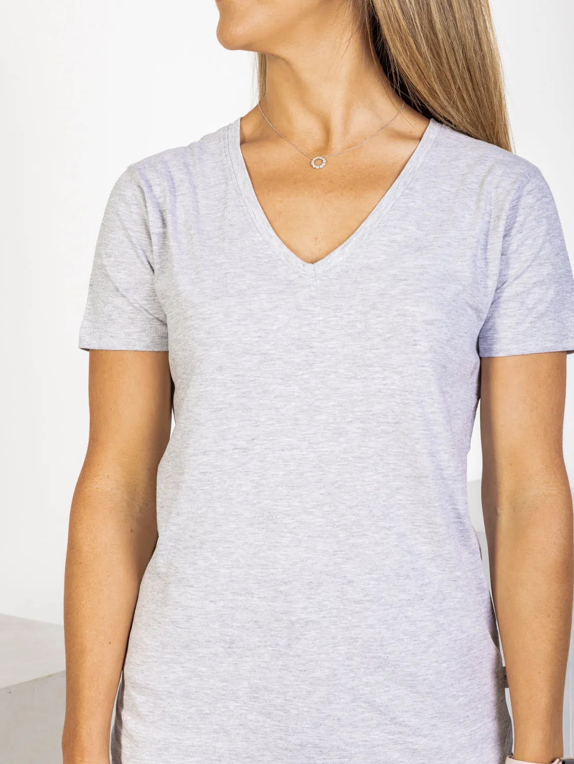 Marvellous Tee - Grey Marle