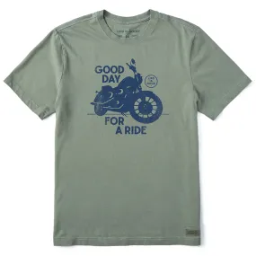 Men's Good Day For A Ride Motorcycle Short Sleeve Tee