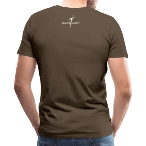 Mens T-Shirts, Prayer Works Graphic Style Shirt