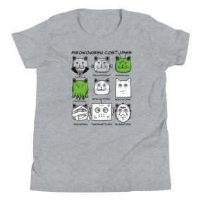 Meowoween Costumes Kid's Youth Tee