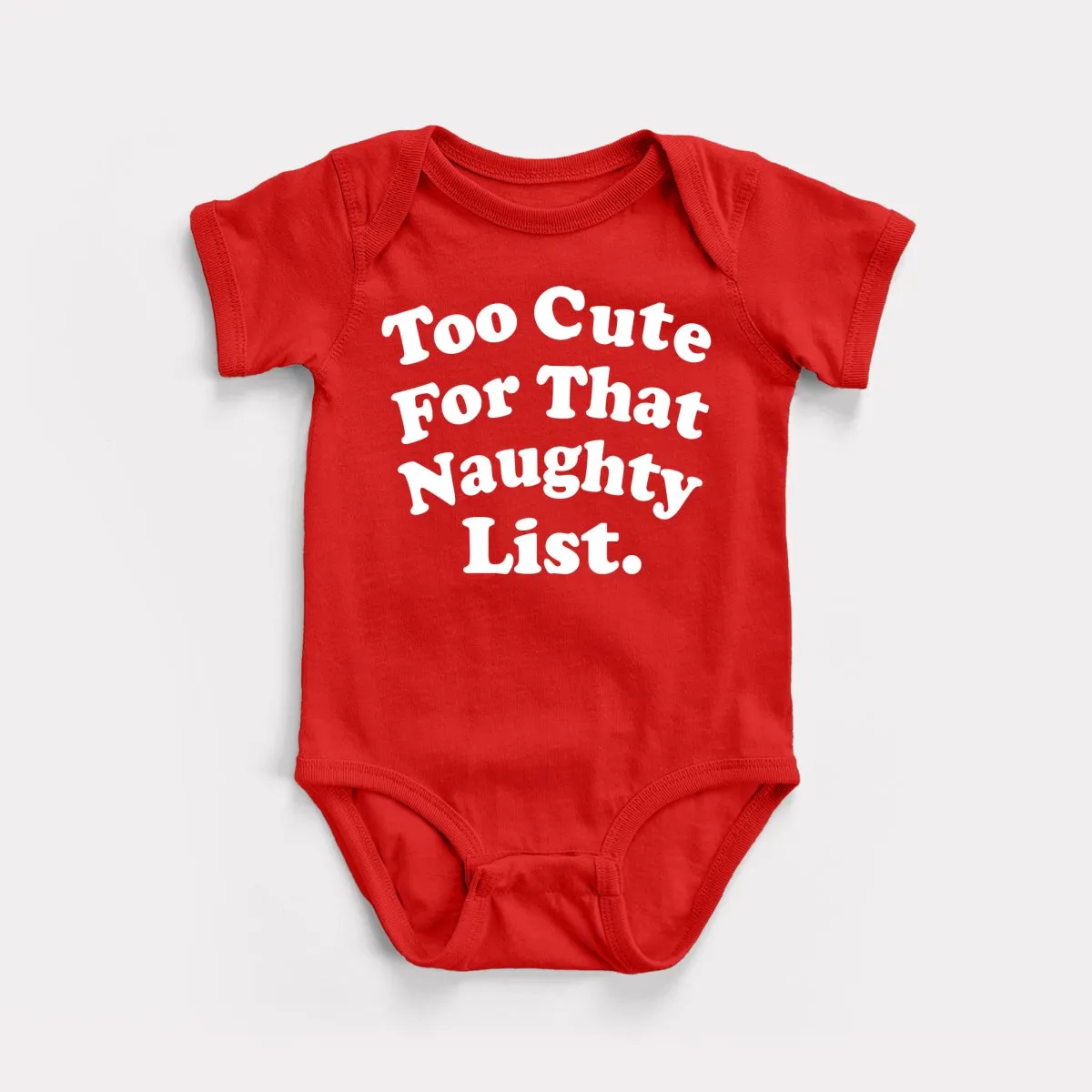 Naughty List Baby Bodysuit