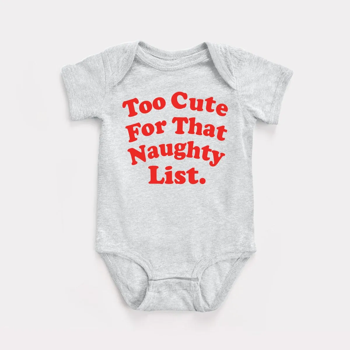 Naughty List Baby Bodysuit