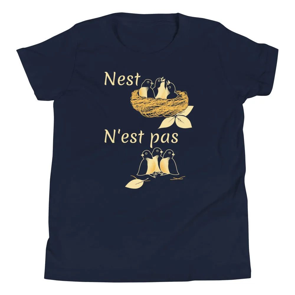 Nest N'est Pas Kid's Youth Tee