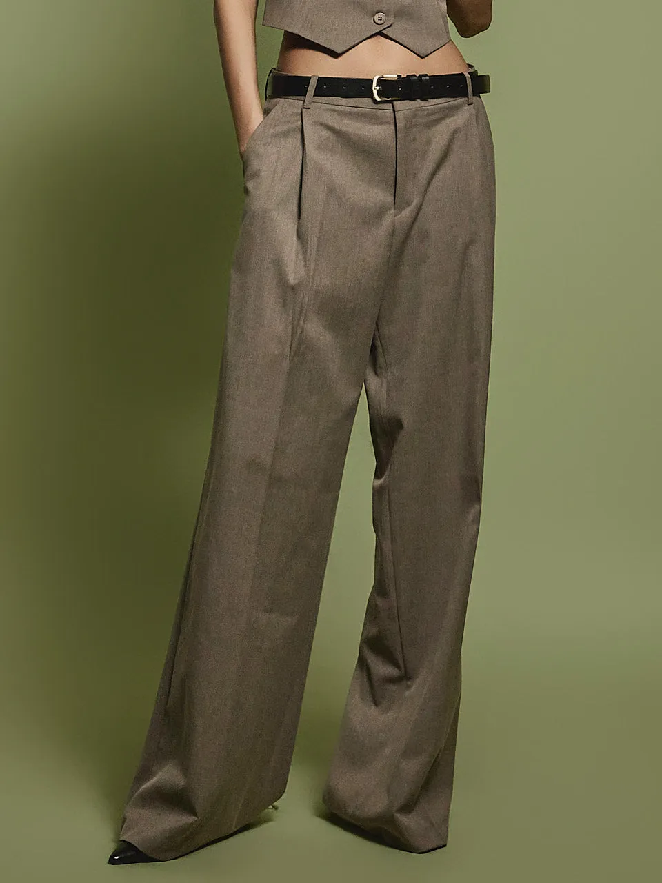 P3266 Pintuck Slacks