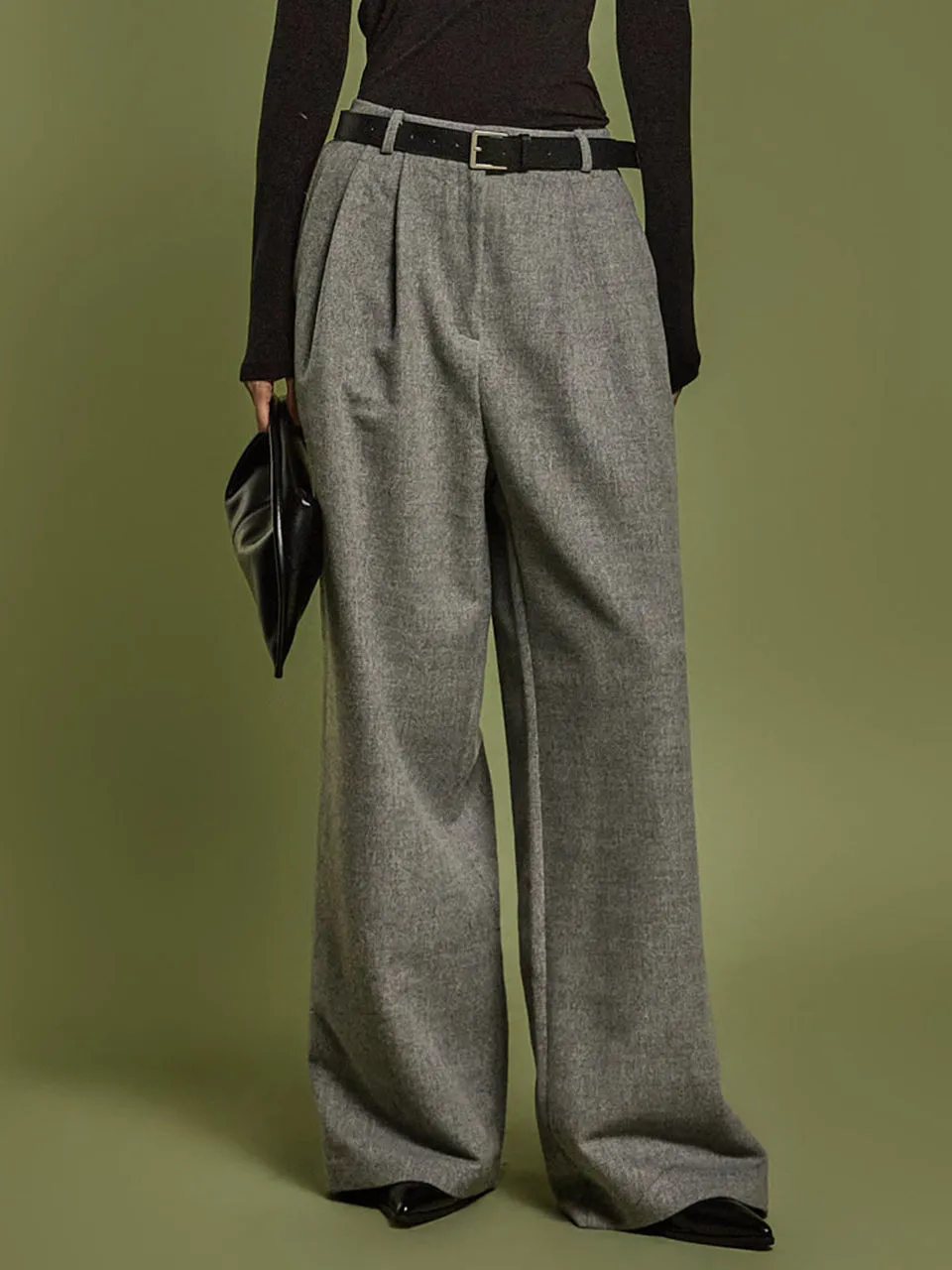 P3307 Wide Waistband Slacks