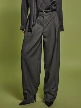 P3323 Slit Pintuck Slacks