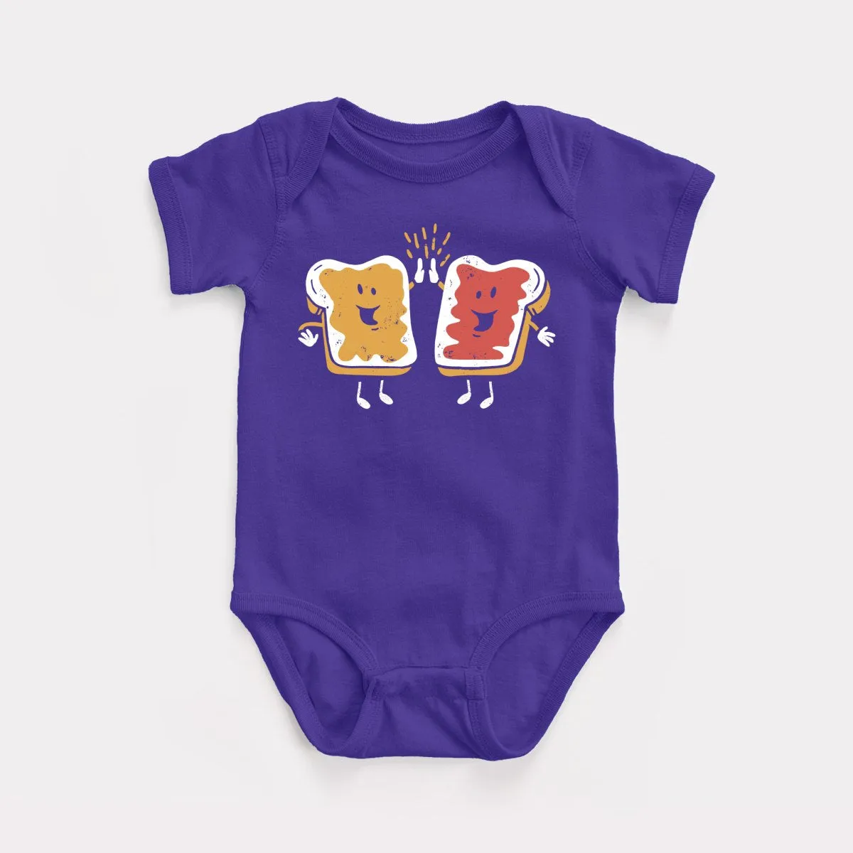 PB And Jelly High Five Baby Bodysuit