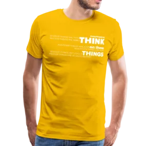 Philippians 4:8 "Think on these Things" Classic Mens T-Shirt