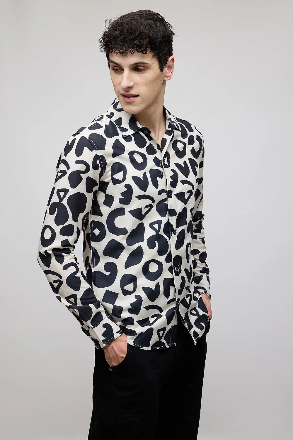 Playful Imprints Full Sleeves Men's Shirt